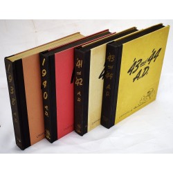 1938; 1939; 1940; 1941-1942; 1943-1944 A.D. World War II Cartoons of Shoemaker and the Chicago Daily [Signed, with portrait] (4 volumes)